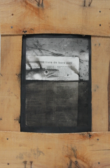 BITOUT Gildas Livre de bord photographie, encre et pastel, 50x33cm, 2002