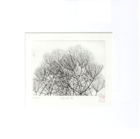OKAMOTO Hiroko Intimité III gravure (4/5) 43x43 cm