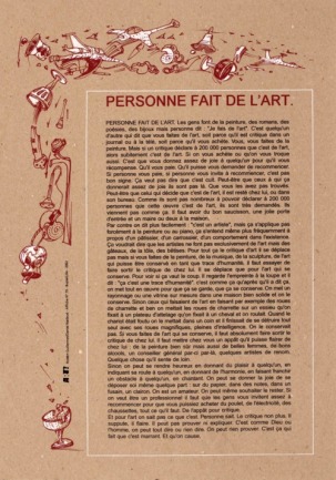 GUILLERMET Robert et NADAUD Daniel Sans titre, 2002 Sérigraphie par Alain Buyse affiche n°79 53x38 cm