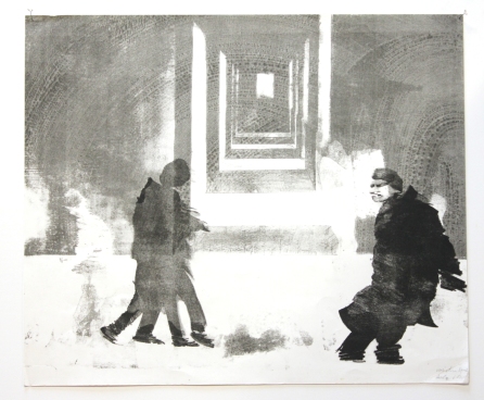 LE FOLL André Variation Lithographie 60x50 cm